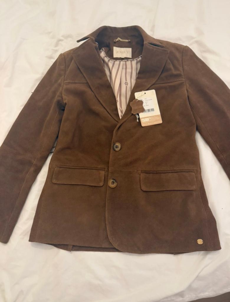 Nieuw Josh V EMSY Jasje - Bruin Suede Look, Bruin, Nieuw, Ophalen of Verzenden, Jasje