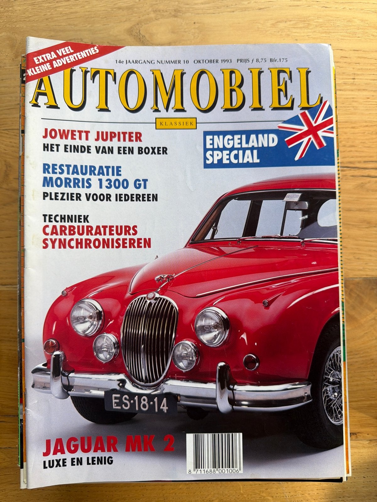 Automobiel Klassiek Magazine - Oktober 1993 - Jaguar MK2, Verzenden, Gelezen, Algemeen