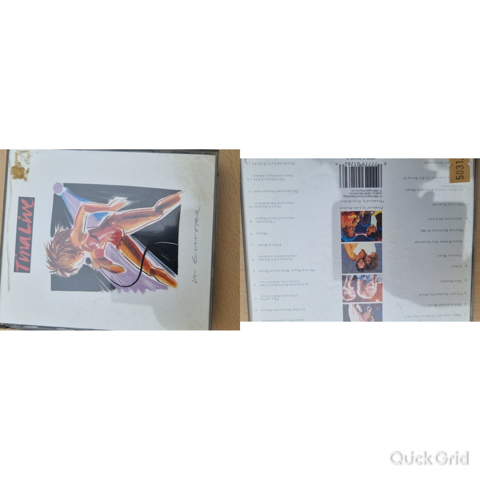 Tina Live CD - Live album van Tina Turner, Ophalen of Verzenden