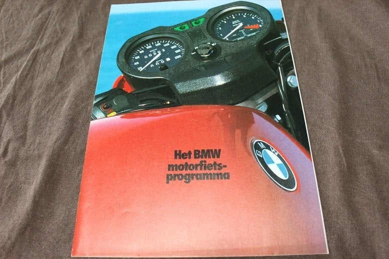 BMW Motorfiets programma 1982 R100 R80 R65 R45 verkoopfolder, Motoren, Ophalen of Verzenden, BMW