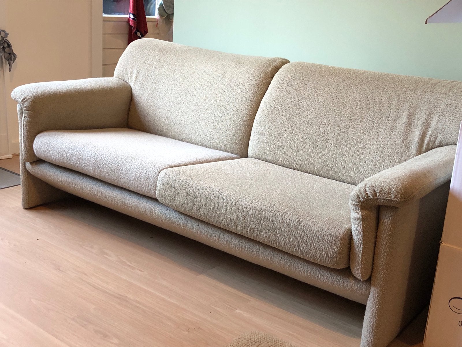 Perida bank - wol, Huis en Inrichting, Ophalen, Tweepersoons, 75 tot 100 cm, Zo goed als nieuw
