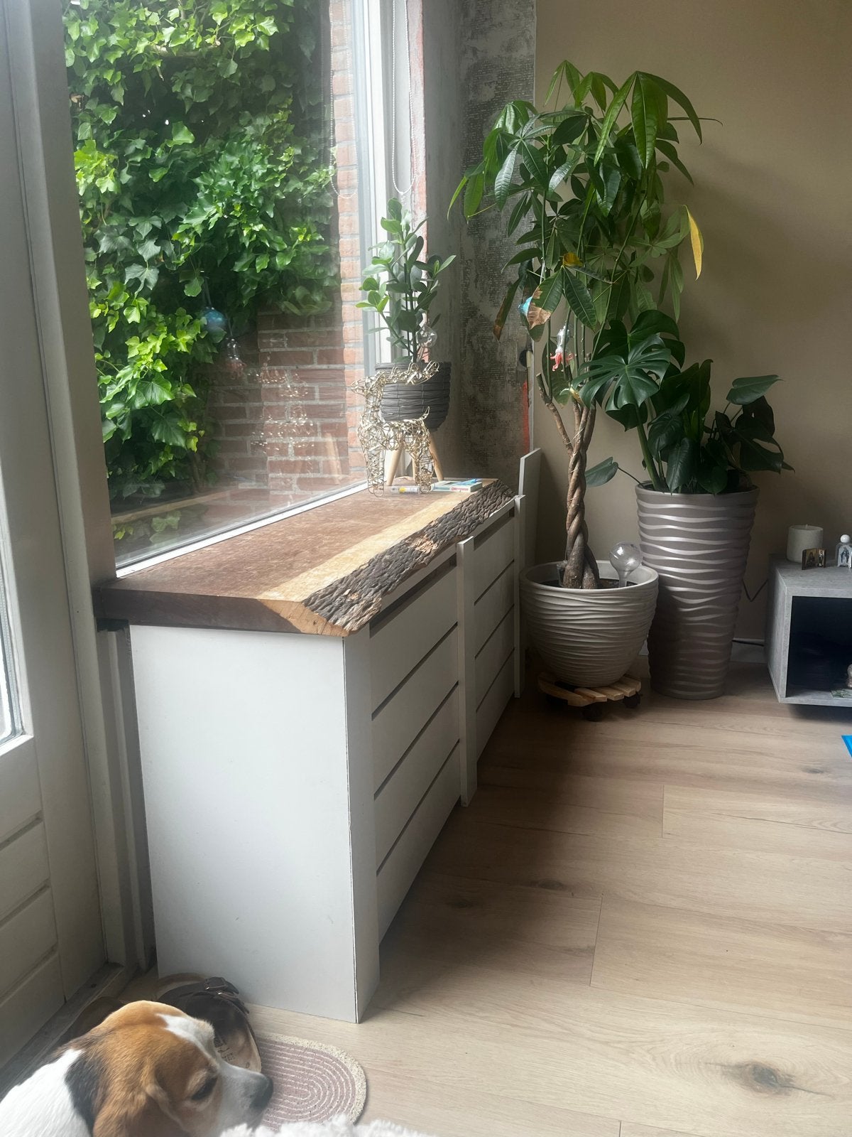 Twee Radiator ombouw/vensterbank te koop, Ophalen, Zo goed als nieuw