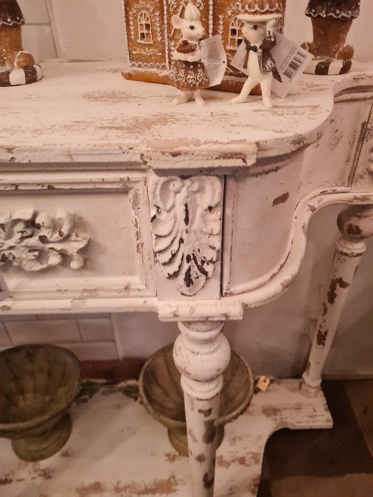 Old look sidetable merk Clayre & Eef, Overige houtsoorten, Heikant 21 Kaatsheuvel, 100 tot 150 cm, Belle Vieille Brocante