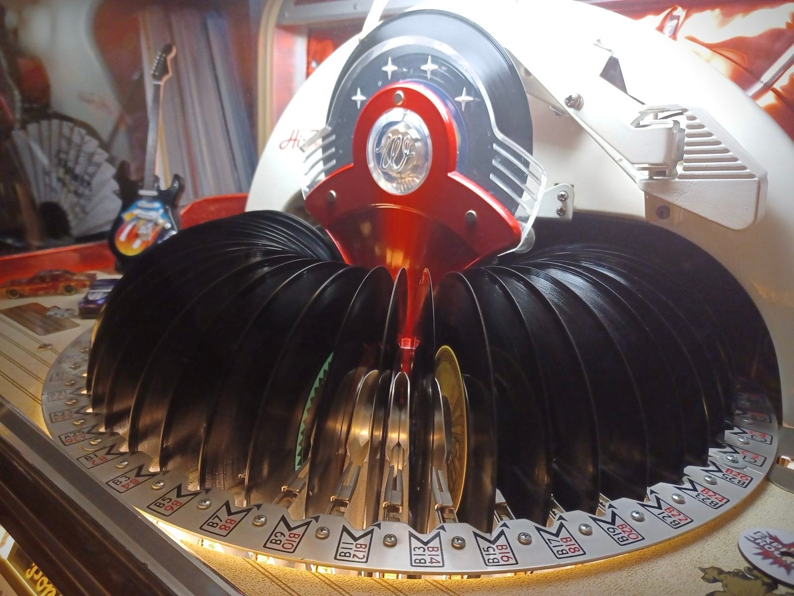 Gerestaureerde Wurlitzer 1800 jukebox in prachtige staat, Ophalen, Gebruikt, 1950 tot 1960, Wurlitzer