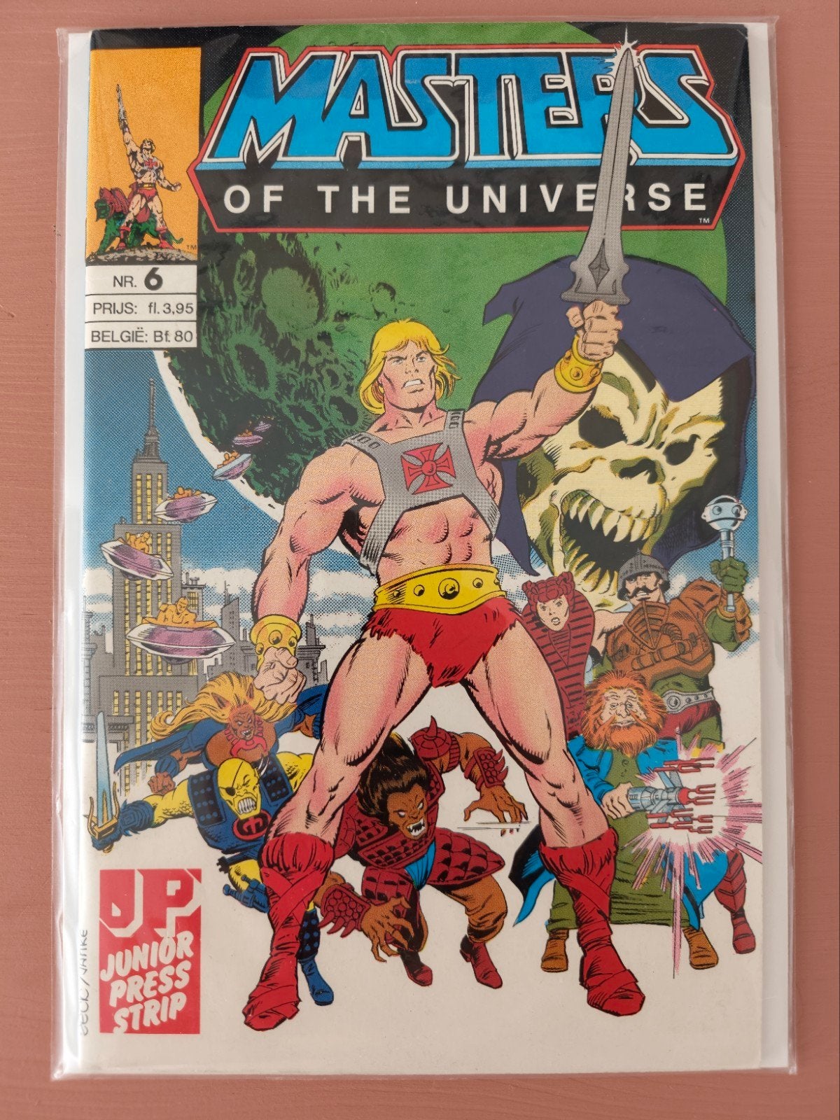 Masters of the Universe #6 (1987) inclusief poster!, Boeken, Strips | Comics, Eén comic, Europa, Ophalen of Verzenden, Zo goed als nieuw