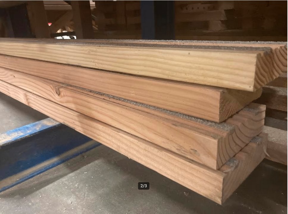 Restpartij Douglas antislipdelen 40mm met slijtlaag, Tuin en Terras, Palen, Balken en Planken, Ophalen, Nieuw, 180 tot 250 cm