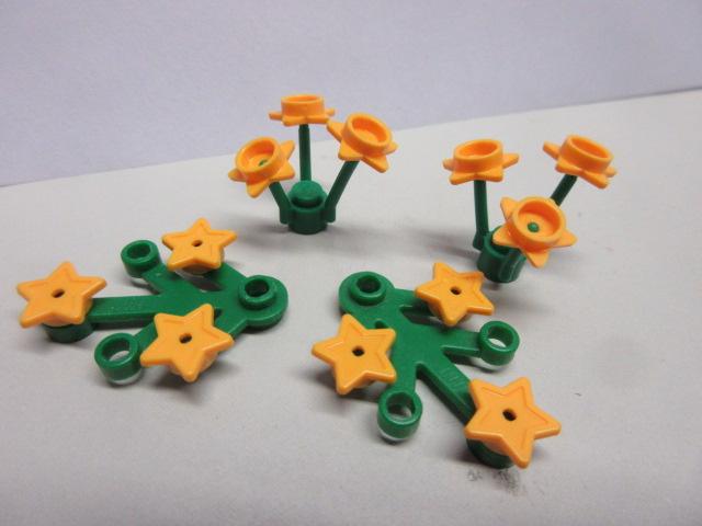 nr. 0382, Bloemetjes op blaadjes, plantjes., Ophalen of Verzenden, Zo goed als nieuw, Complete set, Lego