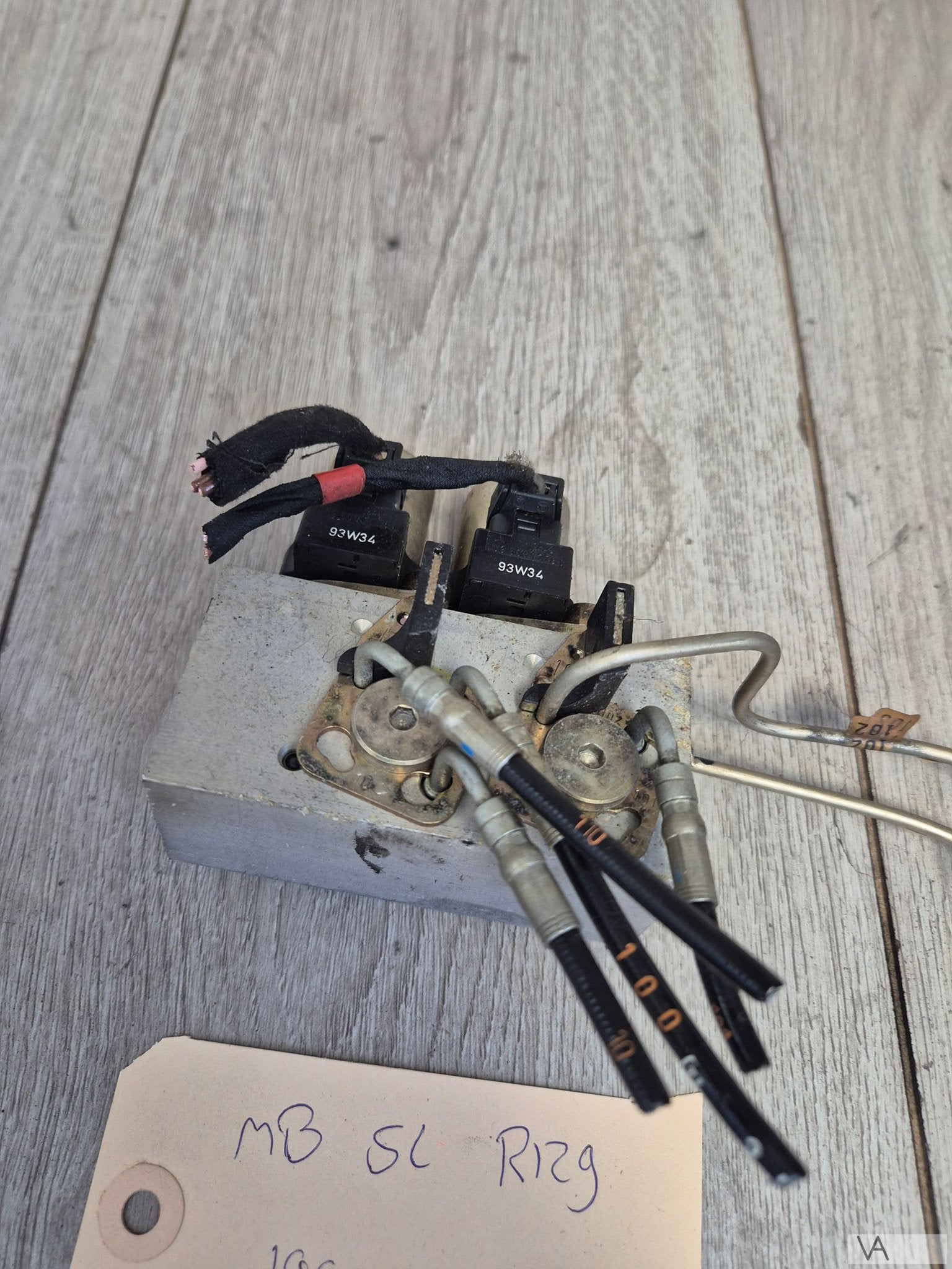 Cabriodak kleppenblok van Mercedes SL R129 1298002278 rechts, Gebruikt, -, Ophalen of Verzenden, -