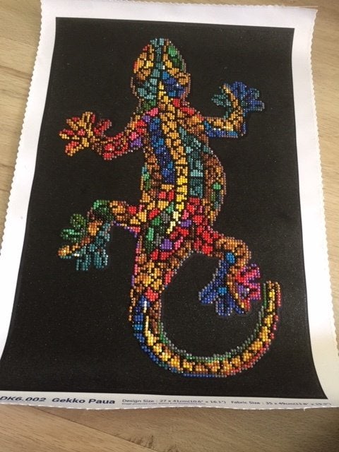 Diamond Painting (Gekko), Hobby en Vrije tijd, Knutselen, Ophalen of Verzenden, Nieuw, Knutselwerk