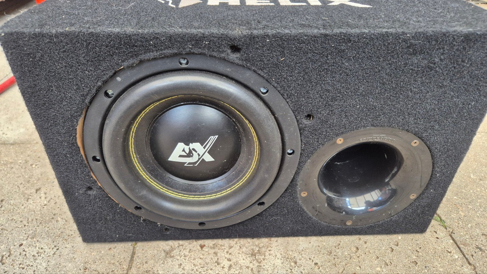 ESX 8inch subwoofer 400rms 800watt, Auto diversen, Ophalen of Verzenden, Gebruikt