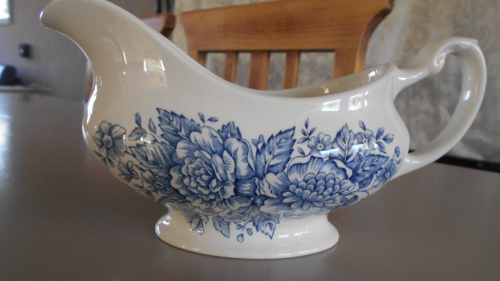 engels servies sauskom Avondale J&G Meakin blauw, Ophalen of Verzenden