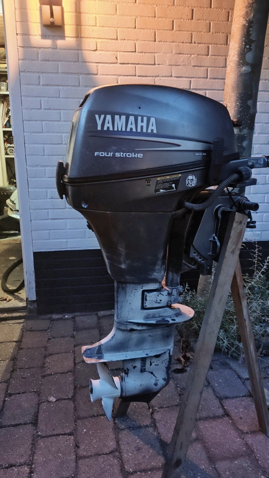 Yamaha viertakt 8pk kortstaart Buitenboordmotor, Watersport en Boten, Buiten- en Binnenboordmotoren, Gebruikt, 5 tot 10 pk, Viertaktmotor