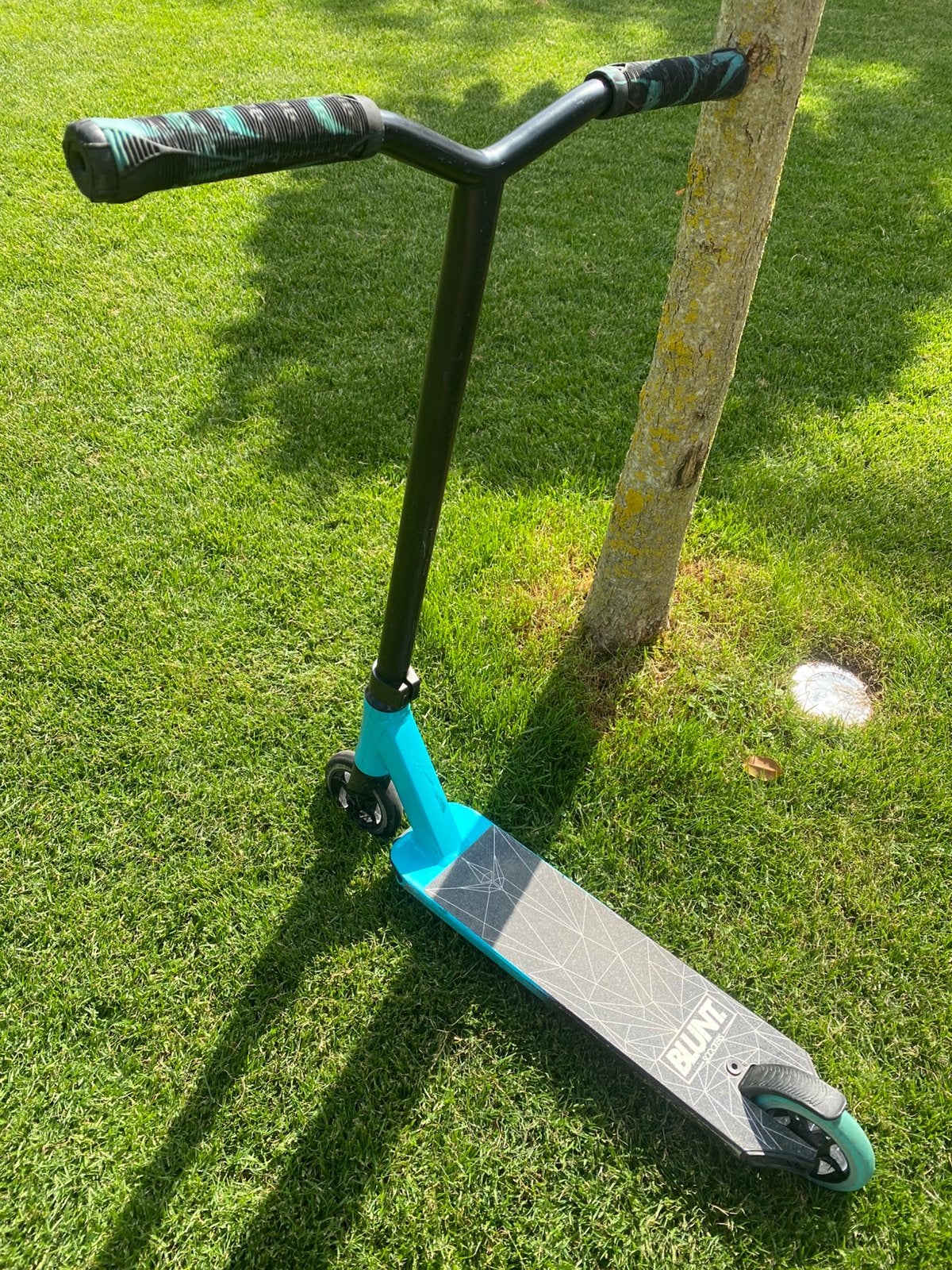 Stunt Step Blunt Blauw, Fietsen en Brommers, Steps, Ophalen, Gebruikt, Gewone step