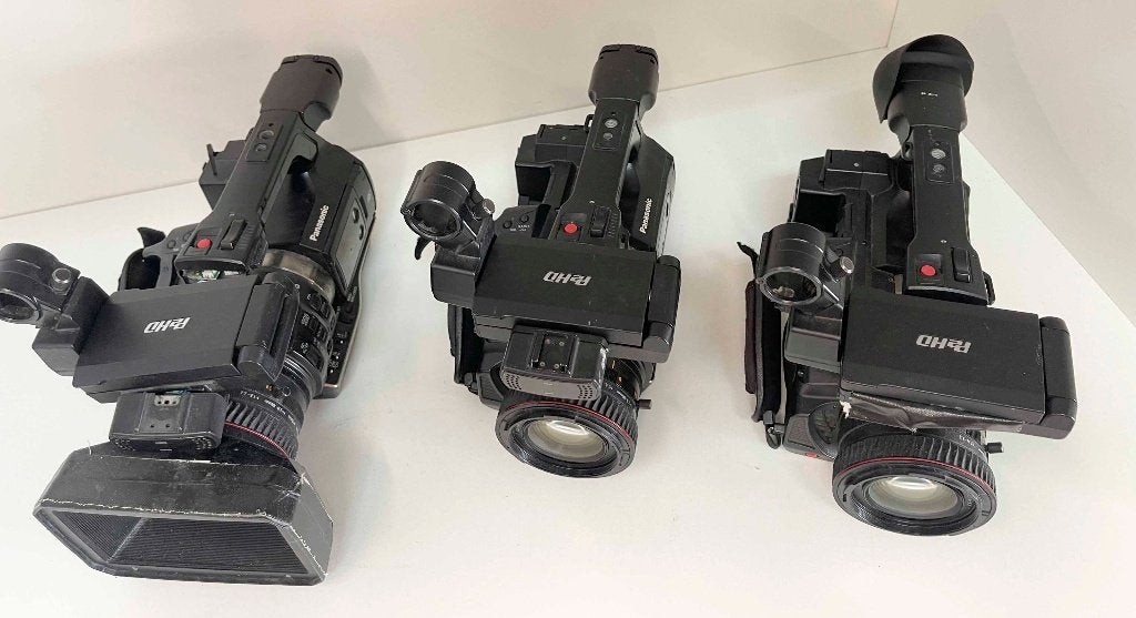 3x Panasonic AJ-PX270EJ videocamera's-defect voor onderdelen, Full HD, Panasonic, N, 20x of meer