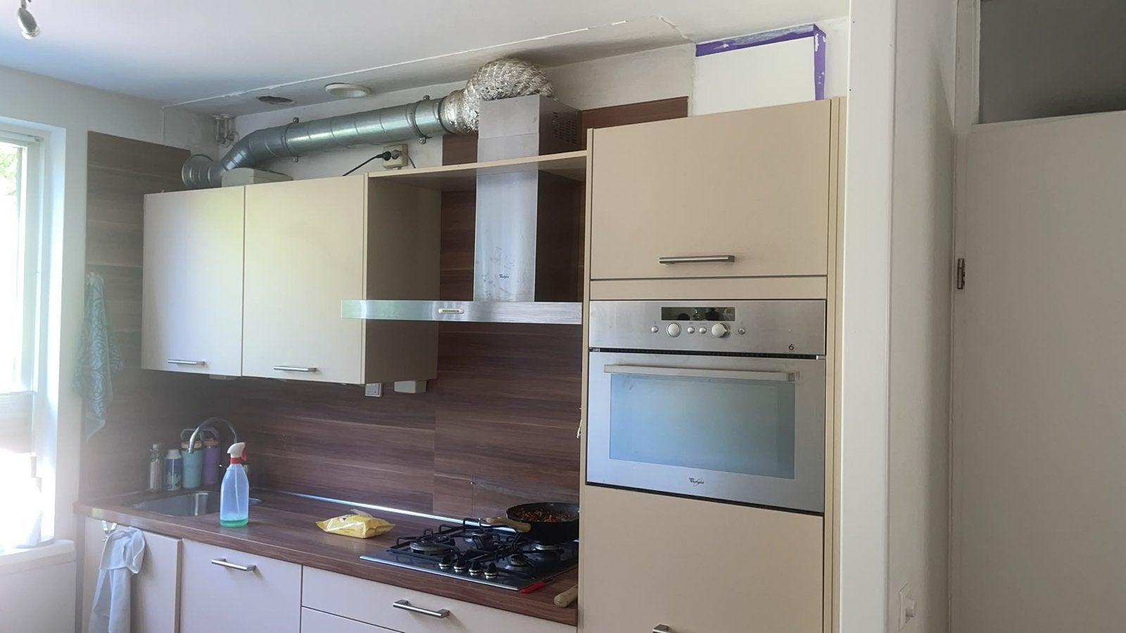 Gedemonteerde keuken, direct op te halen. Alleen vandaag!, Ophalen, Gebruikt, Enkelwandige keuken, Hout