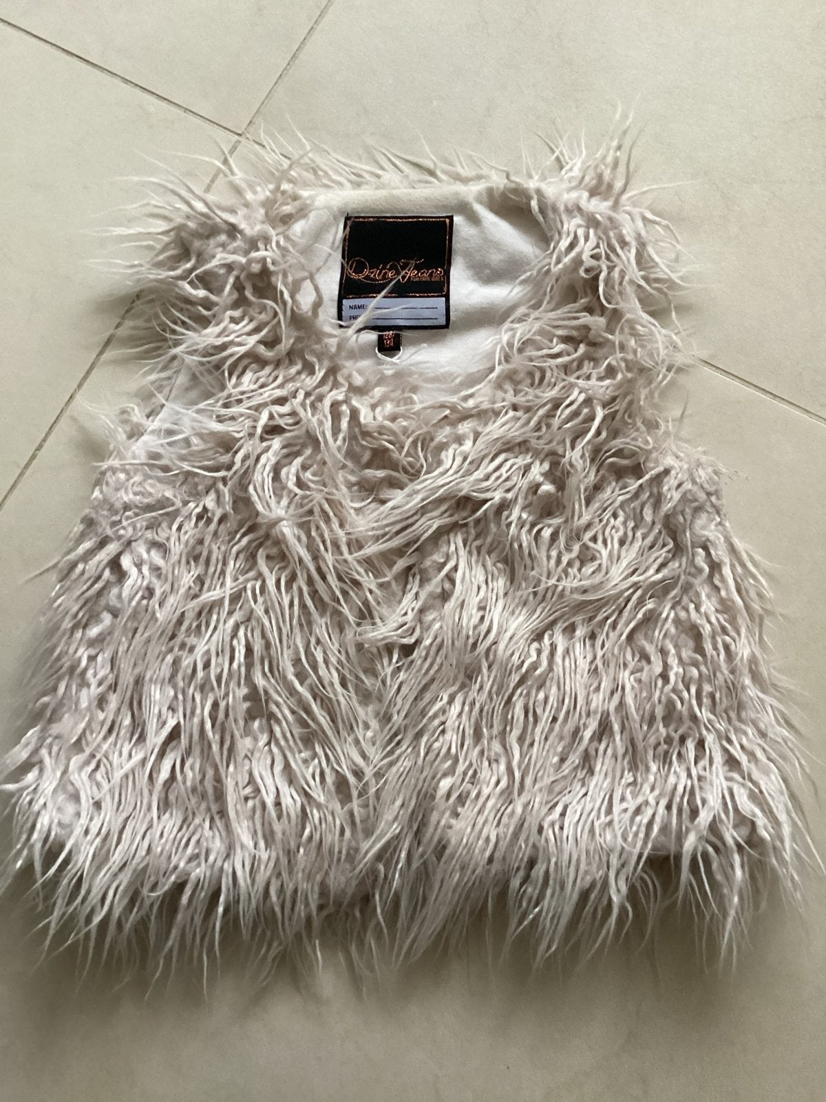 Zo goed als nieuw meisjes gilet van imitatiebont, Meisje, ., Ophalen of Verzenden, Zo goed als nieuw