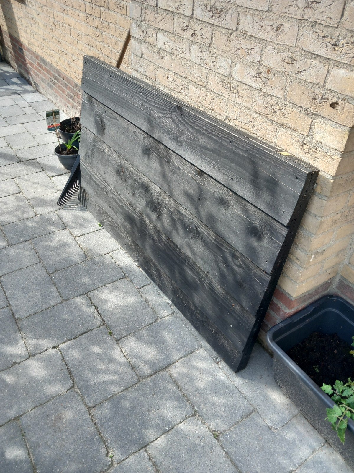 schutting deel, Ophalen, Hout, Minder dan 3 meter, 1 tot 2 meter