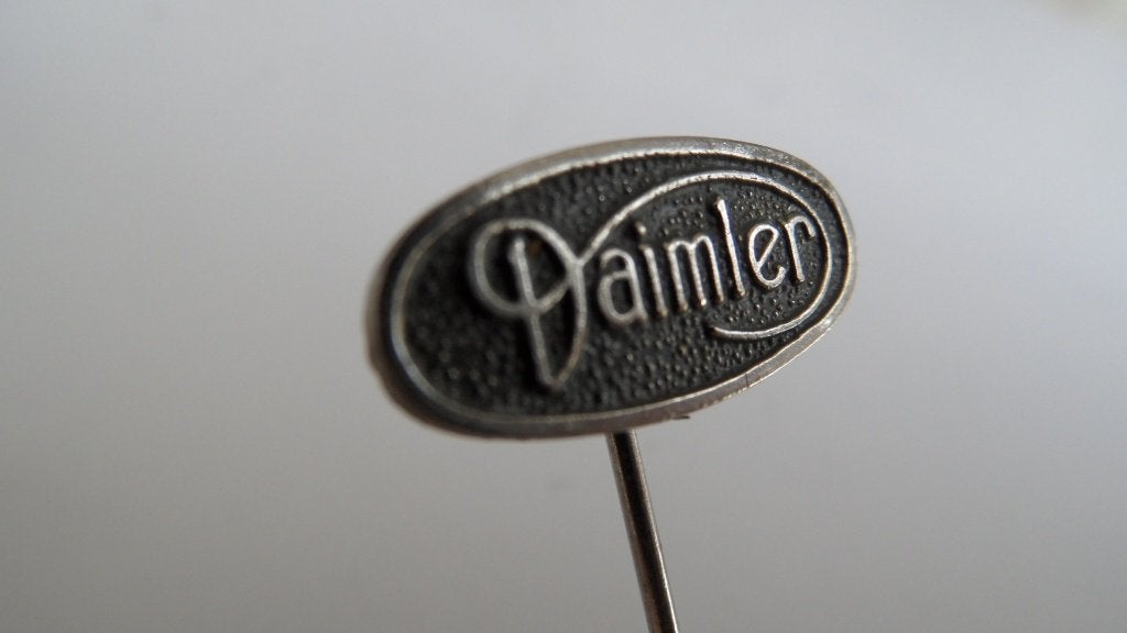 Daimler oldtimerauto speld, Verzenden, Gebruikt, Merk, Speldje of Pin