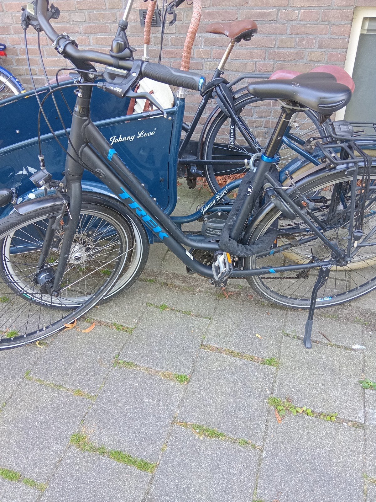 Damesfiets en Johnny Loco bakfiets, Fietsen en Brommers, Fietsen | Dames | Damesfietsen, Ophalen of Verzenden, Gebruikt, Trommelrem