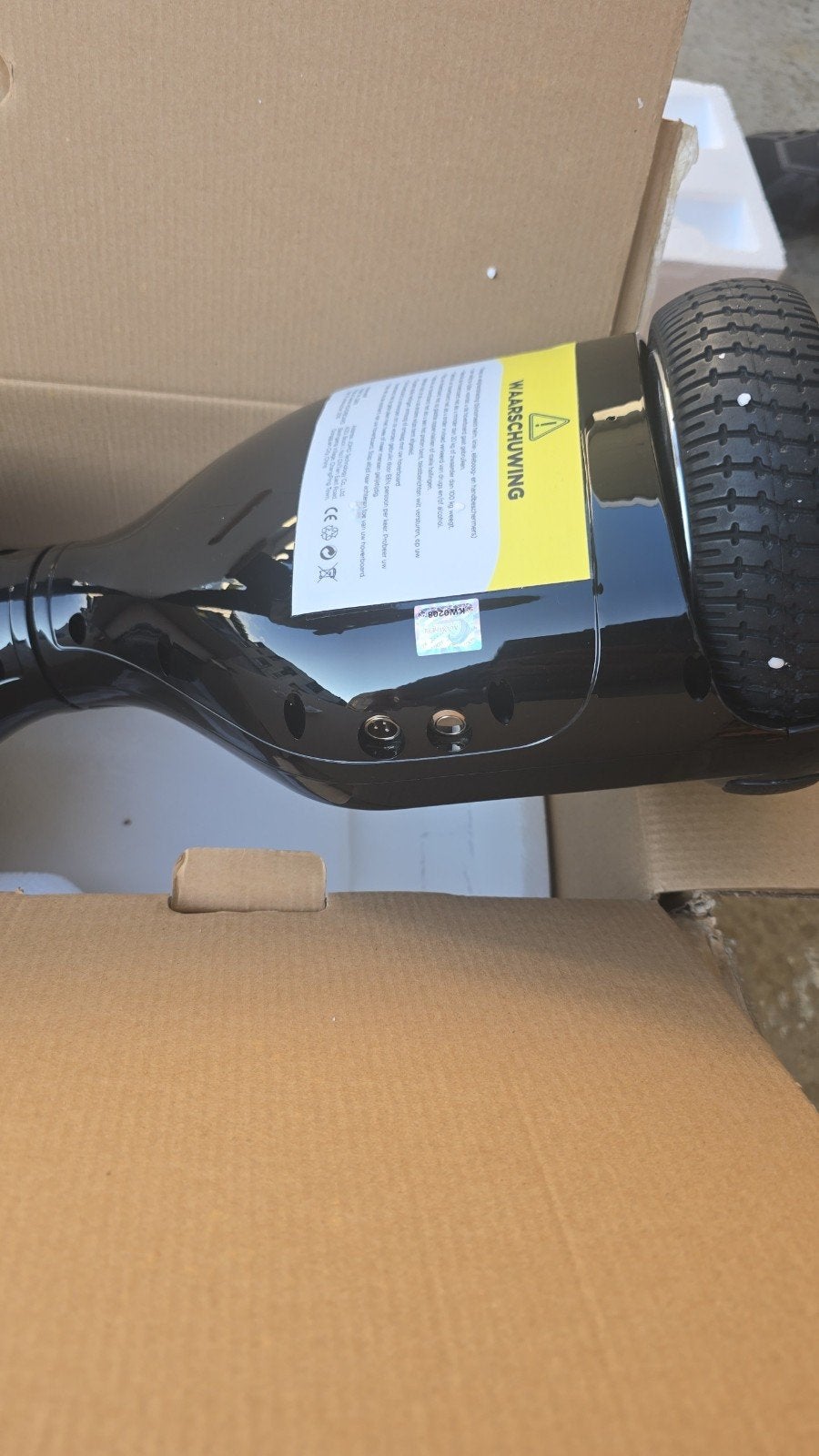 Hoverboard, zwart/wit, Fietsen en Brommers, Steps, Ophalen of Verzenden, Nieuw, Overige typen, Koowheel