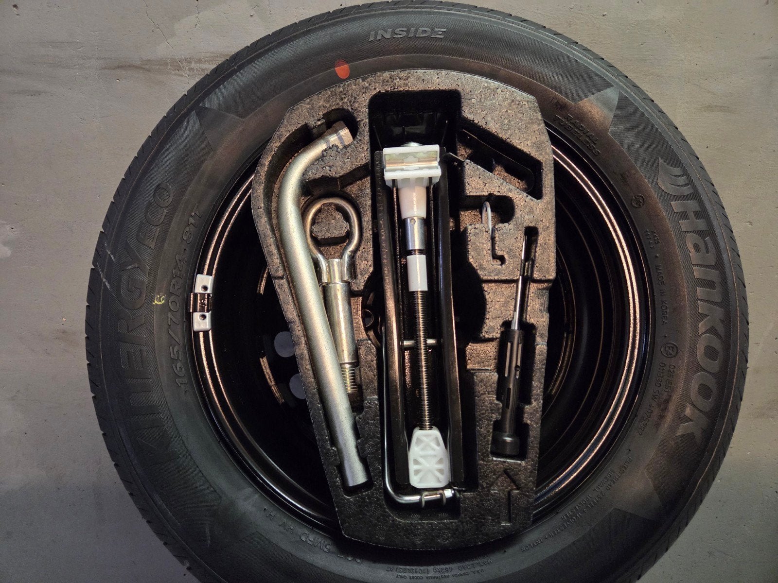 Reservewiel set VW UP / Mii / Citigo, Auto diversen, Ophalen of Verzenden, Nieuw