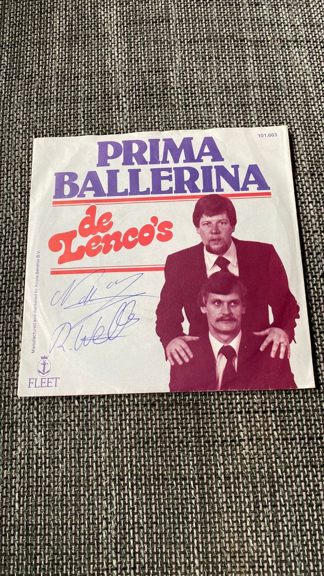 Vinyl single de Lenco’s - Prima ballerina, Ophalen of Verzenden, Zo goed als nieuw, Nederlandstalig