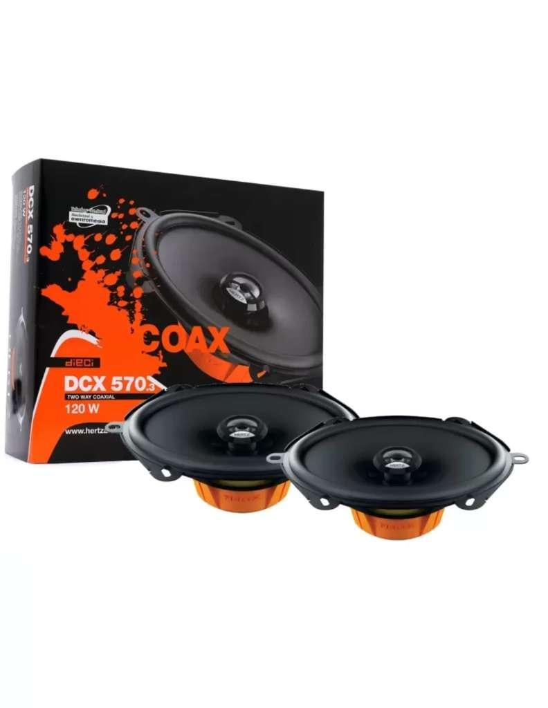 Hertz DCX570 autospeakers 5x7 inch 2-weg NIEUW, Auto diversen, Ophalen of Verzenden, Nieuw