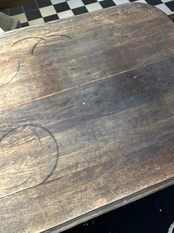 Salontafel opknapper, Ophalen, Gebruikt, 100 tot 150 cm, Eikenhout