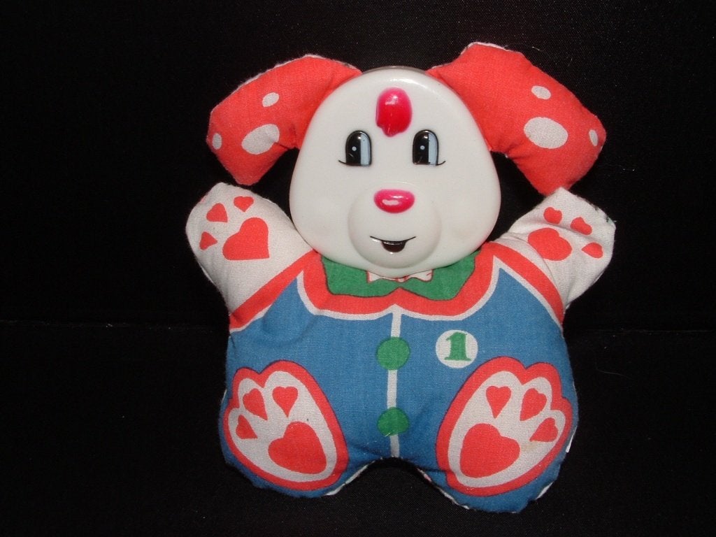 FISHER PRICE HOND DOGGY RAMMELAAR KATOEN PLAT, Overige merken, Overige karakters, Overige typen, Nieuw