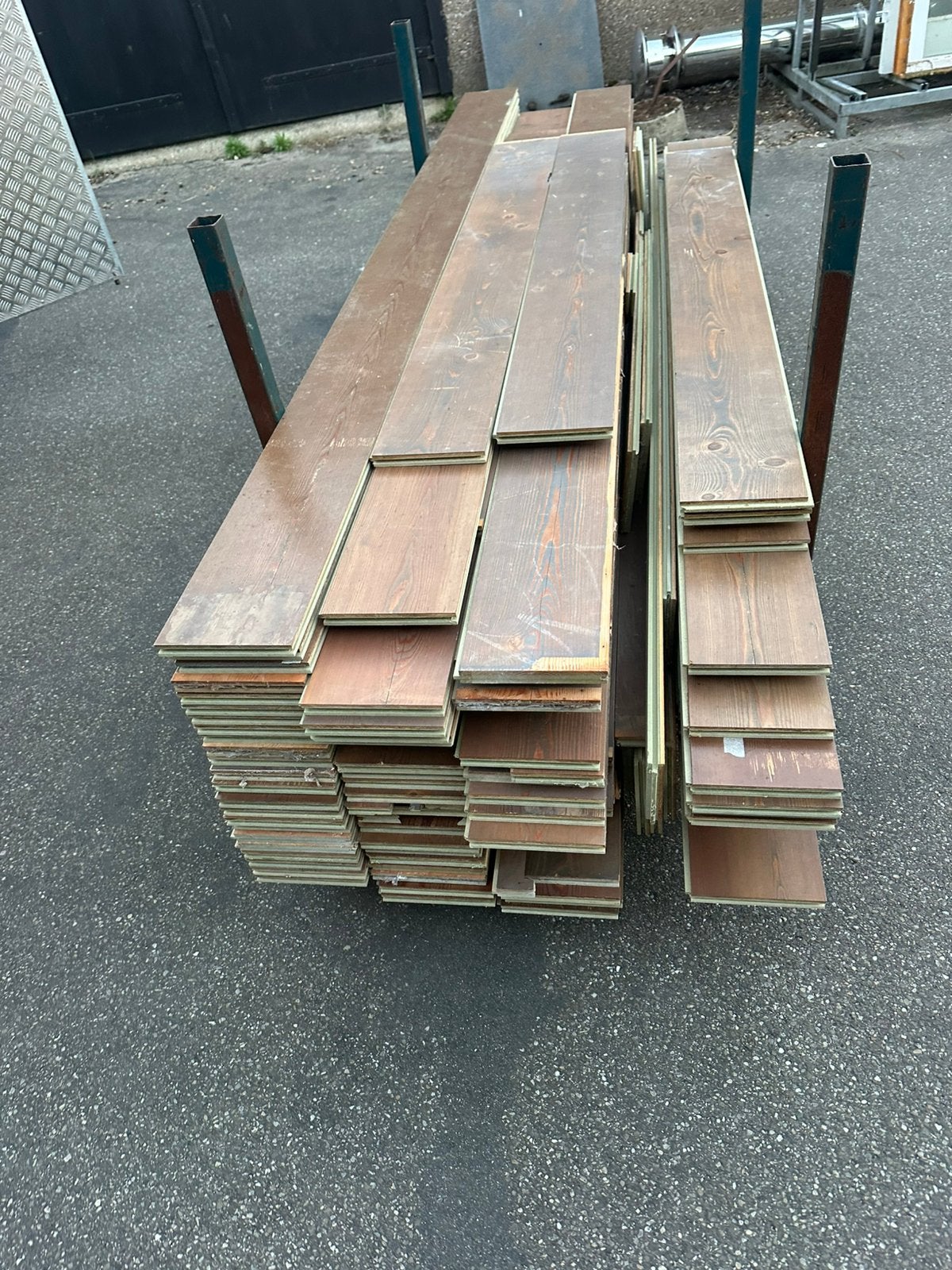 Laminaat vloer / parket vloerca 35 / 40m2, Doe-het-zelf en Verbouw, Ophalen, Gebruikt, Q, Q