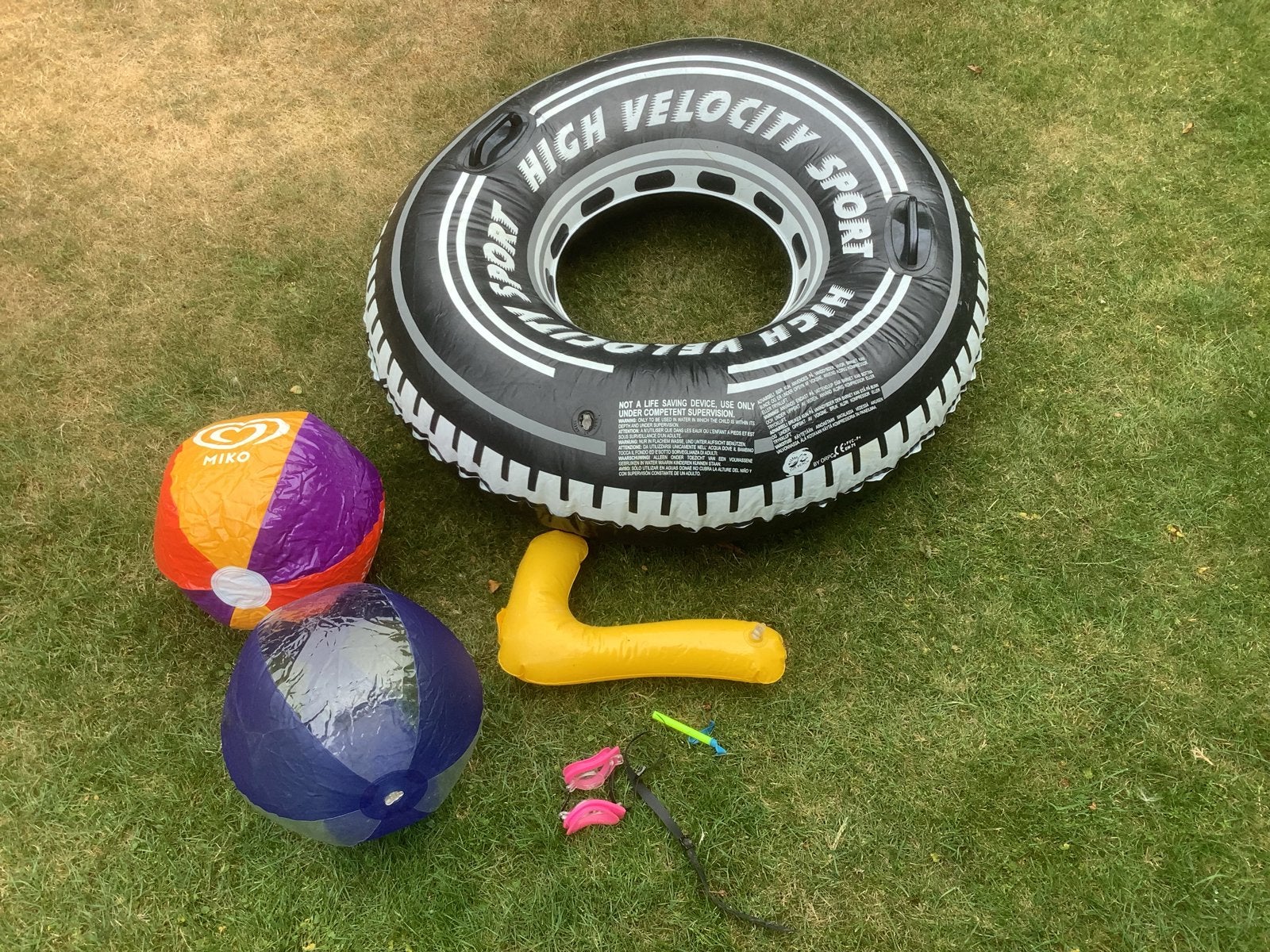Opblaasbare zwembanden en strandballen, Ophalen, Gebruikt