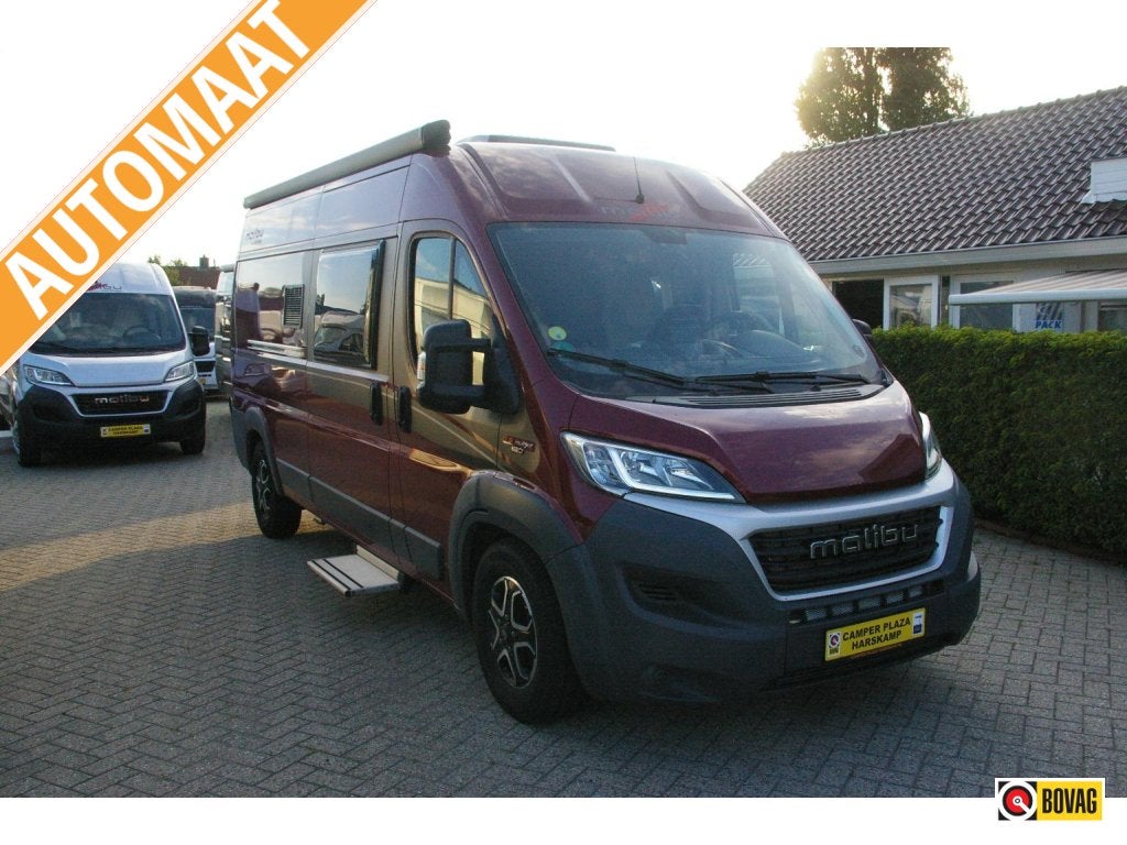 Carthago Malibu 600 DB Automaat, Dwarsbed., Caravans en Kamperen, Campers, Buscamper of Camperbus, Luifel, Ringverwarming, Fiat
