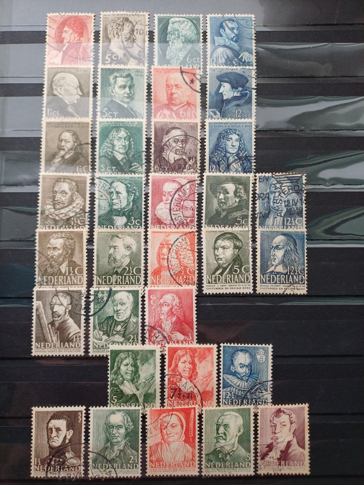 Nederland zomerzegels 1935-1941 gestempeld, Postzegels en Munten, Postzegels | Nederland, Ophalen of Verzenden, T/m 1940, Gestempeld
