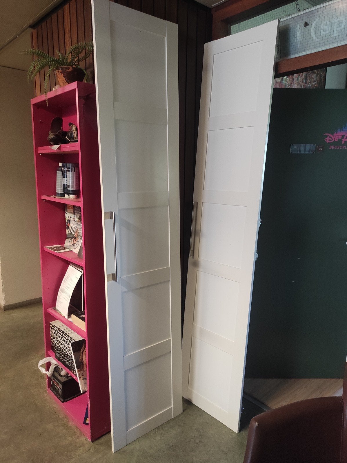 IKEA Bergsbo deuren voor PAX kast (2 stuks), Ophalen, Overige materialen, Gebruikt, 200 cm of meer
