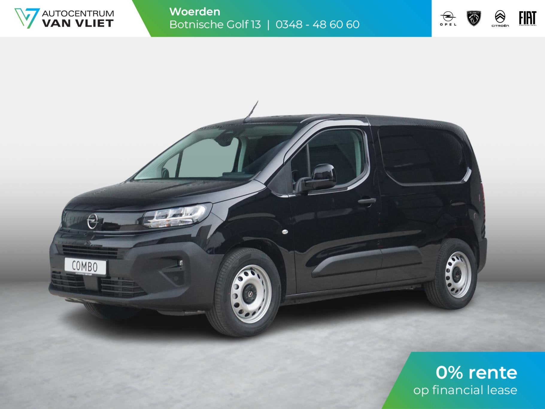 Opel Combo Electric L1 50kWh | 0% rente | camera | Apple Car, Met garantie (alle), Zwart, Origineel Nederlands, Opel