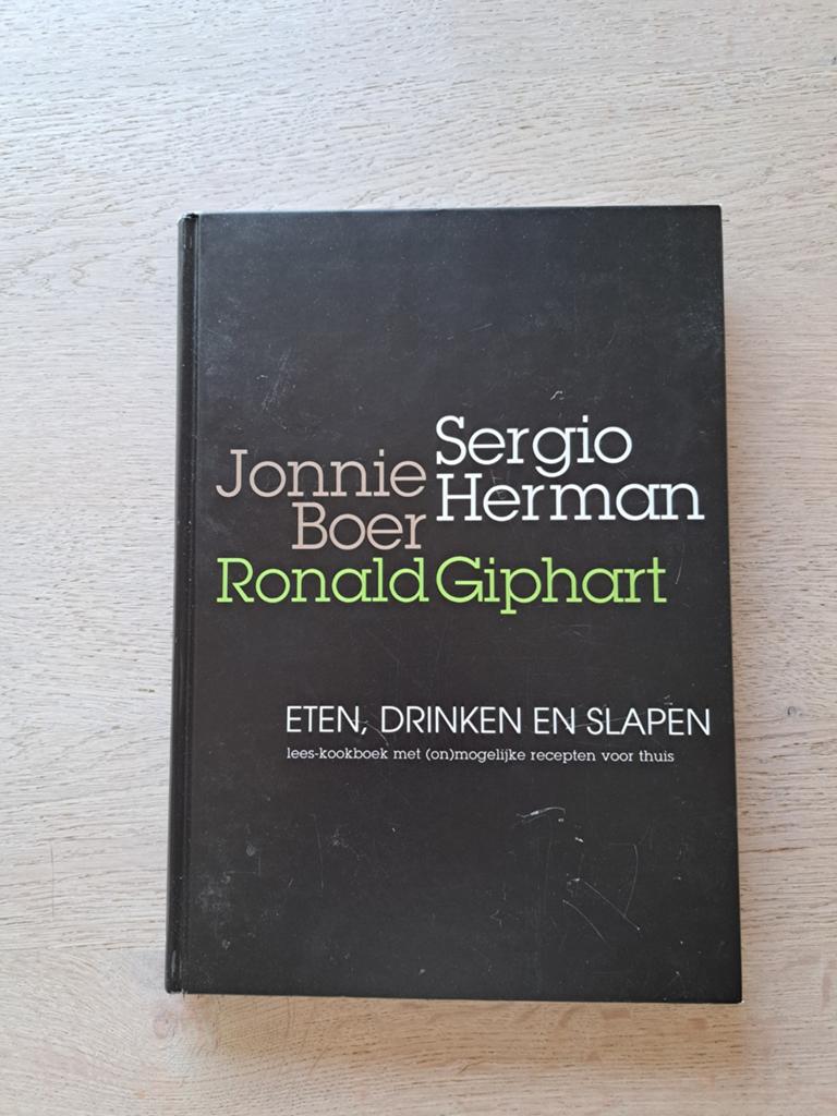 ETEN, DRINKEN en SLAPEN - Sergio Herman en Jonnie Boer, Ophalen of Verzenden, Zo goed als nieuw