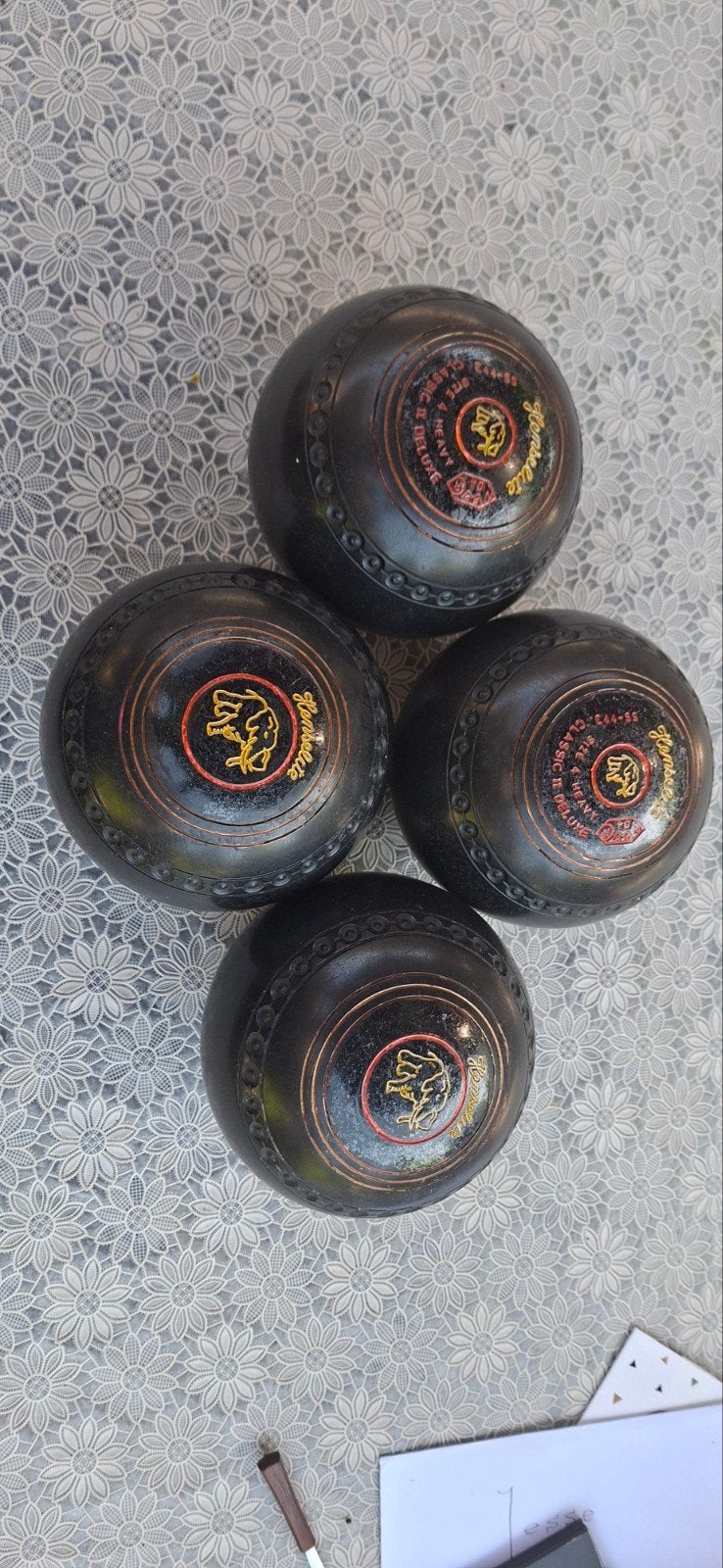Henselite Classic II Deluxe Bowls Set - Maat 4 (4 stuks), Sport en Fitness, Ophalen of Verzenden, Gebruikt