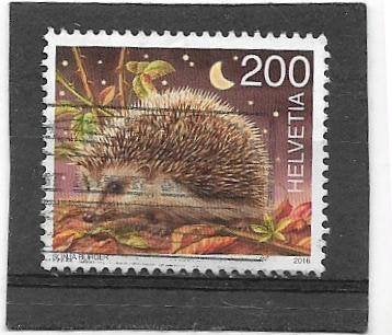 Zwitserland 2016 Egel Sw.Fr.2,00, Verzenden, Gestempeld