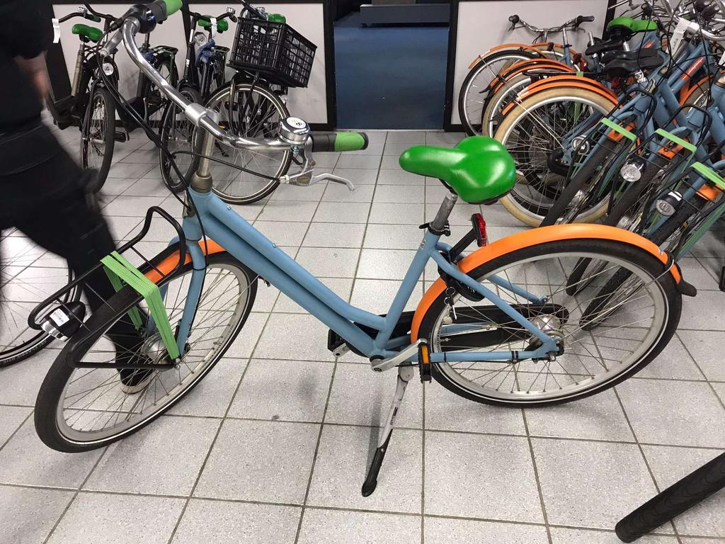 Stads fiets, Fietsen en Brommers, Fietsen | Tandems, Zo goed als nieuw, Minder dan 10 versnellingen, 55 cm of meer, Ophalen of Verzenden