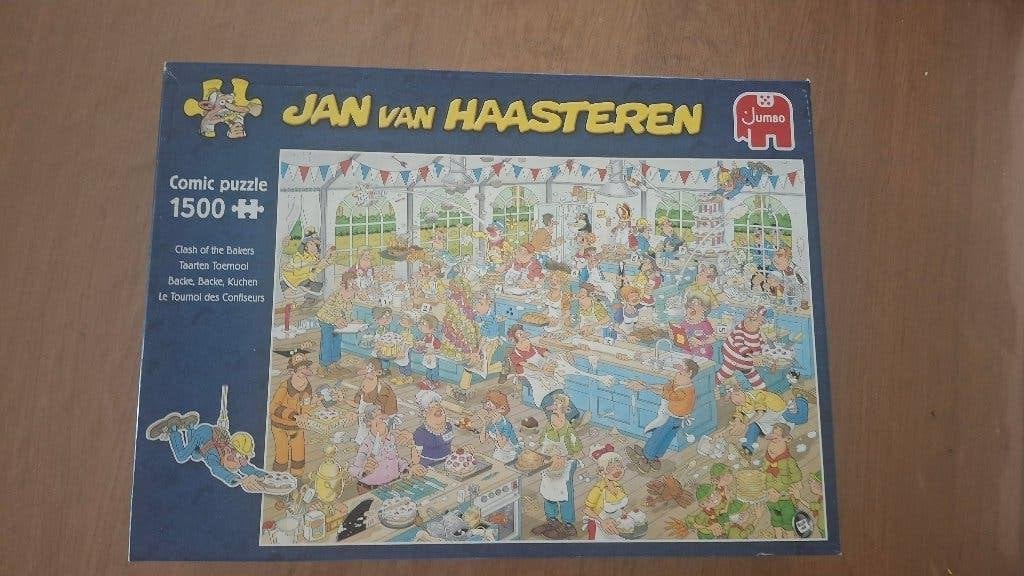 Jan van Haasteren puzzel, Ophalen, 500 t/m 1500 stukjes, Zo goed als nieuw, Legpuzzel