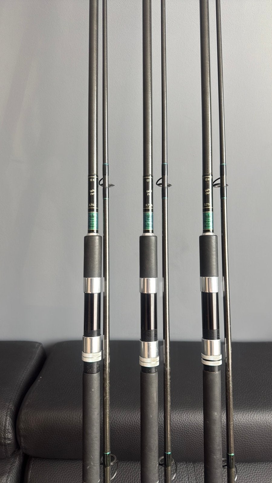 3 Hans Krechting Rods 12ft 2.75lb, Watersport en Boten, Ophalen, Gebruikt, Werphengel
