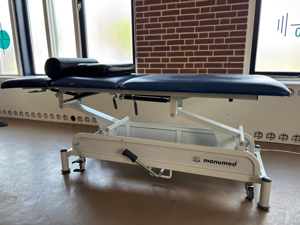 3-delige behandelbank massagetafel Enraf Nonius Manumed, Ophalen, Gebruikt, Massagetafel