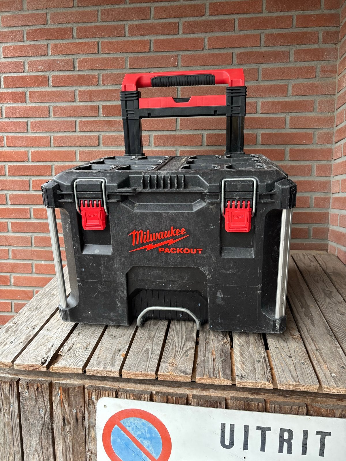 Milwaukee Packout Trolley - Robuuste Gereedschapskoffer, Ophalen, Gebruikt