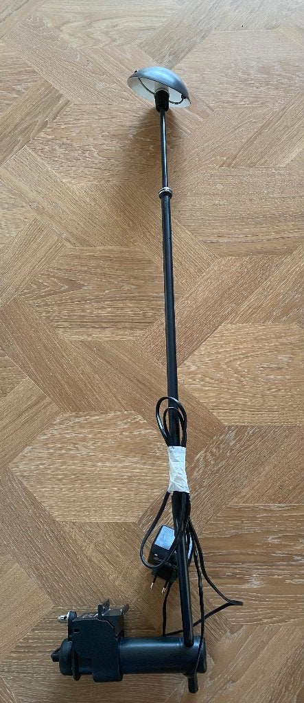 bedlamp, Huis en Inrichting, Ophalen, Gebruikt, Bedlamp, Zwart