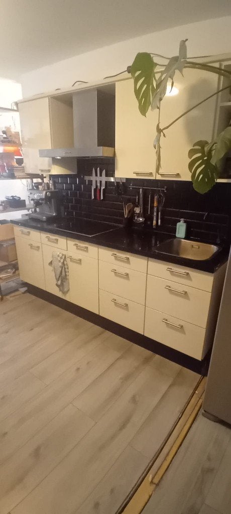 Keukenblok, Ophalen, Gebruikt, Wit, Enkelwandige keuken