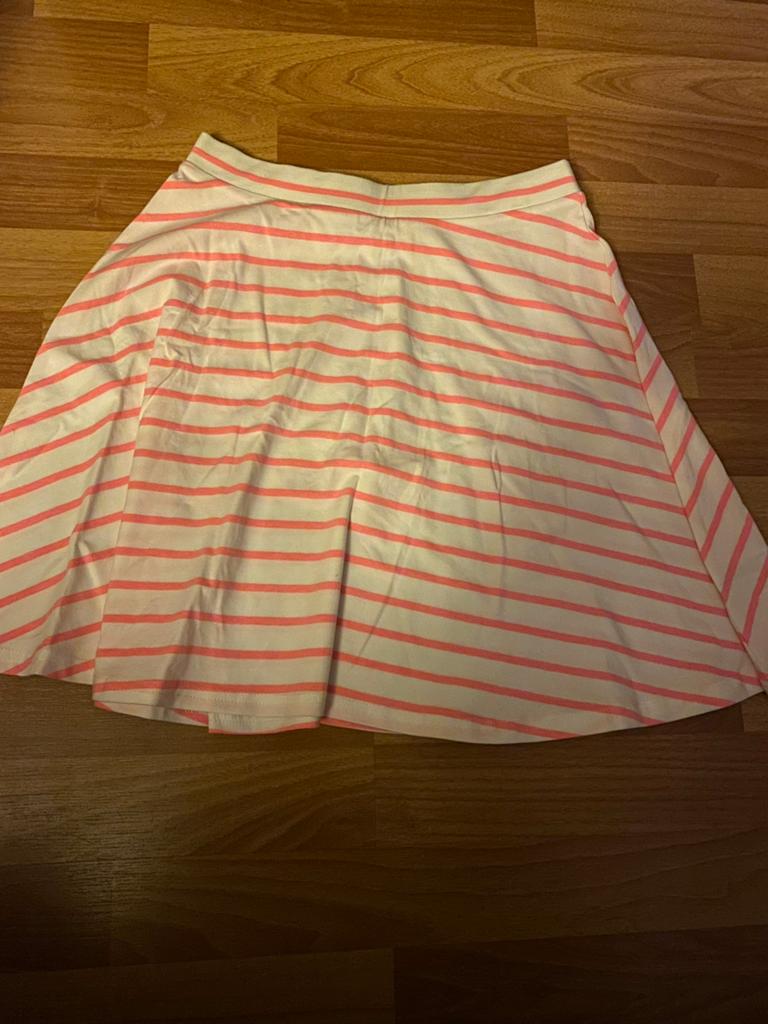 Nieuw - Roze/creme gekleurd zomerrokje, a-lijn, mt 158/164, Ophalen of Verzenden, Nieuw, Meisje, Jurk of Rok