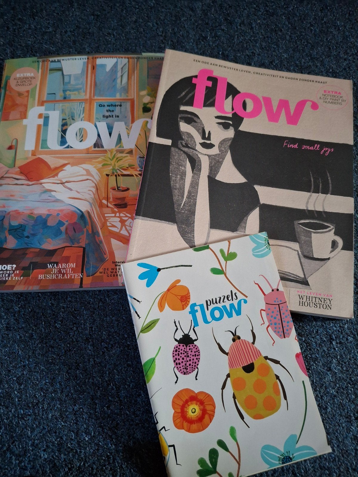 Flow magazine + Flow puzzelboekje, Verzenden, Gelezen, Overige typen