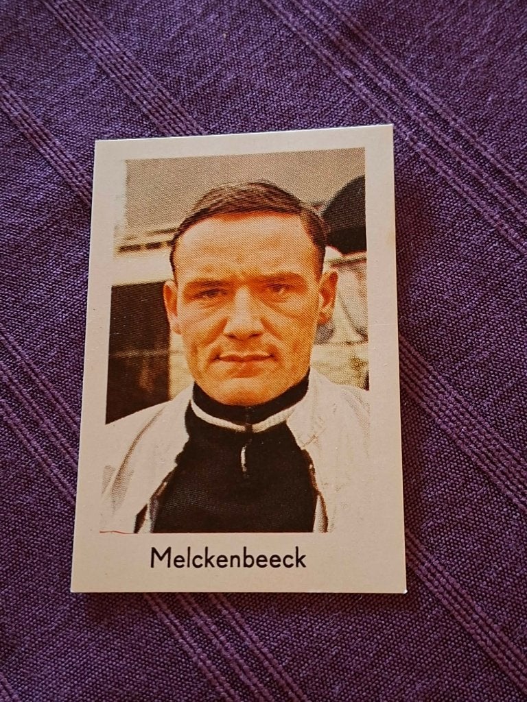 Prentje/Chromo : Frans Melckenbeeck, Ophalen of Verzenden, Zo goed als nieuw, Overige sporten, Poster, Plaatje of Sticker