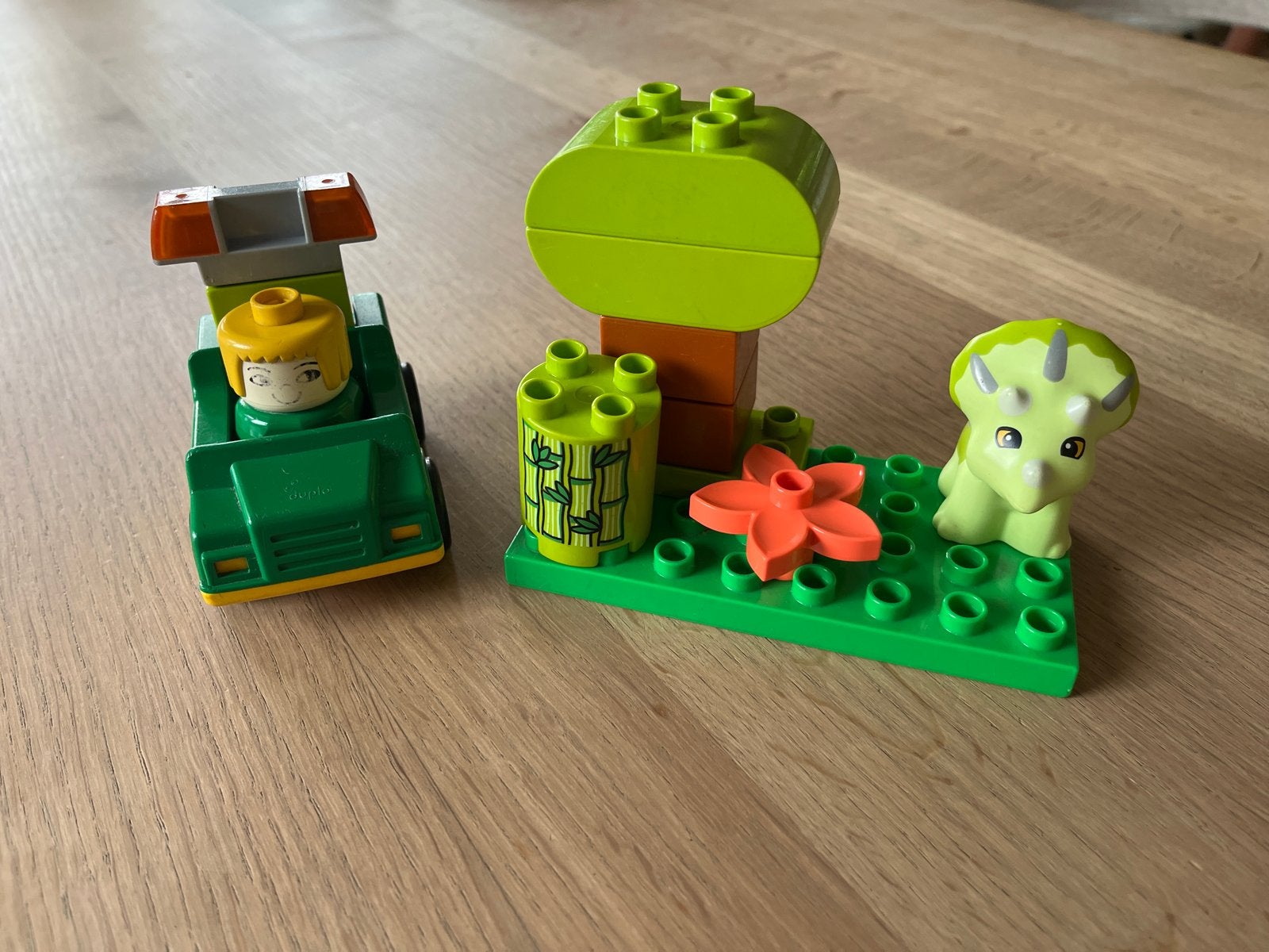 LEGO Duplo set: Auto, boom en dinosaurus, Ophalen, Gebruikt, Overige merken