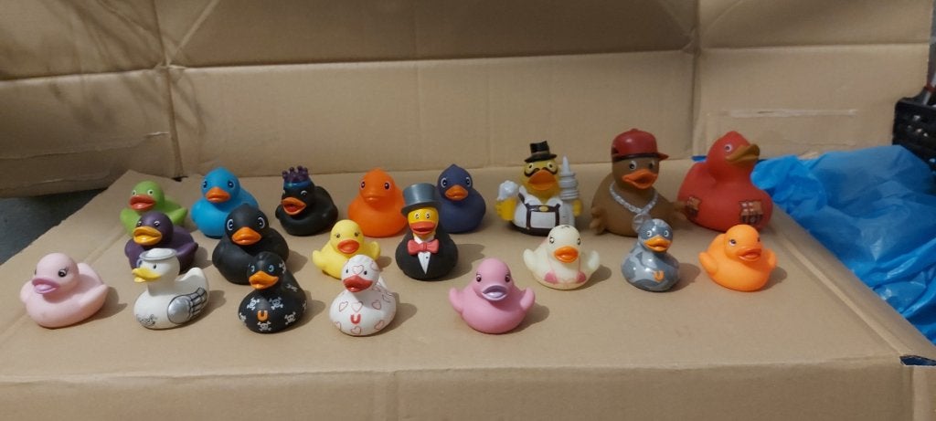 18 badeendjes, Kinderen en Baby's, Speelgoed | Badspeelgoed, Ophalen of Verzenden